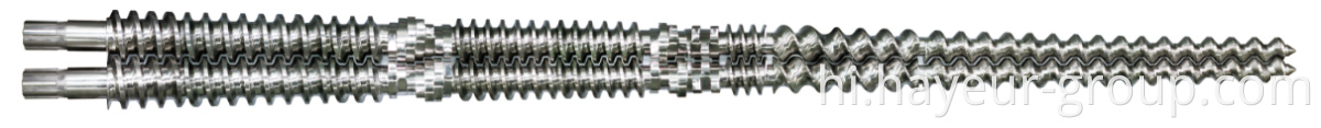 शंक्वाकार जुड़वां पेंच बैरल conical twin screw barrel